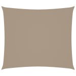 Pânză parasolar gri taupe 2x2,5m țesătură oxford dreptunghiular GartenMobel Dekor