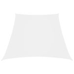 Parasolar, alb, 3/5x4 m, țesătură oxford, trapez GartenMobel Dekor