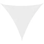 Parasolar, alb, 5x5x5 m, țesătură oxford, triunghiular GartenMobel Dekor