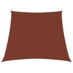 Parasolar, cărămiziu, 2/4x3 m, țesătură oxford, trapez GartenMobel Dekor