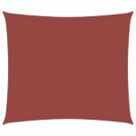 Parasolar, cărămiziu, 2,5x3,5m, țesătură oxford, dreptunghiular GartenMobel Dekor
