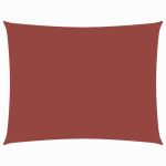Parasolar, cărămiziu, 3x5 m, țesătură oxford, dreptunghiular GartenMobel Dekor