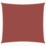Parasolar, cărămiziu, 4,5x4,5 m, țesătură oxford, pătrat GartenMobel Dekor
