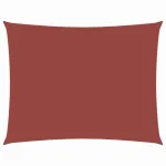 Parasolar, cărămiziu, 5x6 m, țesătură oxford, dreptunghiular GartenMobel Dekor