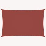 Parasolar, cărămiziu, 5x7 m, țesătură oxford, dreptunghiular GartenMobel Dekor