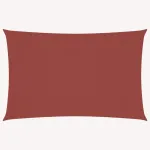 Parasolar, cărămiziu, 6x8 m, țesătură oxford, dreptunghiular GartenMobel Dekor