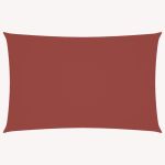 Parasolar, cărămiziu, 6x8 m, țesătură oxford, dreptunghiular GartenMobel Dekor