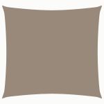 Parasolar, gri taupe, 2,5x2,5 m, țesătură oxford, pătrat GartenMobel Dekor