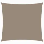 Parasolar, gri taupe, 6x6 m, țesătură oxford, pătrat GartenMobel Dekor