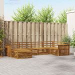 Set de canapele de exterior 6 pcs natural GartenMobel Dekor