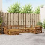 Set de canapele de exterior 6 pcs natural GartenMobel Dekor