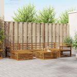 Set de canapele de exterior 7 pcs natural GartenMobel Dekor