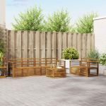 Seturi de canapele 7 pcs natural Lemn Solid de Acacia GartenMobel Dekor