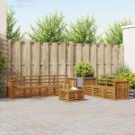 Seturi de canapele natural Lemn Solid de Acacia GartenMobel Dekor