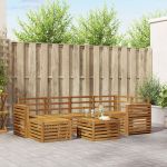 Seturi de canapele natural Lemn Solid de Acacia GartenMobel Dekor