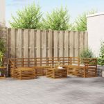 Seturi de canapele natural Lemn Solid de Acacia GartenMobel Dekor