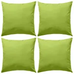 Perne de exterior, 4 buc., verde măr, 45 x 45 cm GartenMobel Dekor
