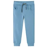 Pantaloni de trening pentru copii, albastru, 128 GartenMobel Dekor