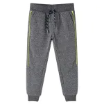 Pantaloni de trening pentru copii, gri melanj, 104 GartenMobel Dekor