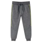 Pantaloni de trening pentru copii, gri melanj, 128 GartenMobel Dekor