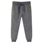 Pantaloni de trening pentru copii, gri melanj, 140 GartenMobel Dekor