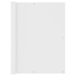 Paravan de balcon, alb, 120 x 500 cm, țesătură oxford GartenMobel Dekor