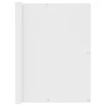 Paravan de balcon, alb, 120 x 500 cm, țesătură oxford GartenMobel Dekor