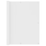 Paravan de balcon, alb, 120 x 600 cm, țesătură oxford GartenMobel Dekor