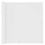 Paravan de balcon, alb, 90 x 300 cm, țesătură oxford GartenMobel Dekor