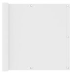 Paravan de balcon, alb, 90 x 300 cm, țesătură oxford GartenMobel Dekor