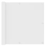 Paravan de balcon, alb, 90 x 400 cm, țesătură oxford GartenMobel Dekor