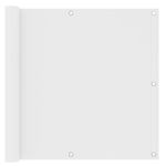 Paravan de balcon, alb, 90 x 400 cm, țesătură oxford GartenMobel Dekor