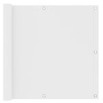 Paravan de balcon, alb, 90 x 500 cm, țesătură oxford GartenMobel Dekor