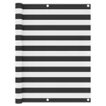 Paravan de balcon, antracit și alb, 120x400 cm, țesătură oxford GartenMobel Dekor