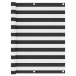 Paravan de balcon, antracit și alb, 120x400 cm, țesătură oxford GartenMobel Dekor