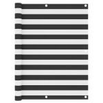 Paravan de balcon, antracit și alb, 120x500 cm, țesătură oxford GartenMobel Dekor