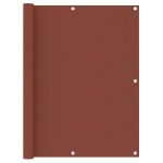 Paravan de balcon, cărămiziu, 120x600 cm, țesătură oxford GartenMobel Dekor