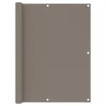 Paravan de balcon, gri taupe, 120x600 cm, țesătură oxford GartenMobel Dekor