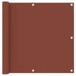 Paravan de balcon, teracotă, 90x500 cm, țesătură Oxford GartenMobel Dekor