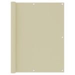 Paravan pentru balcon, crem, 120x600 cm, țesătură oxford GartenMobel Dekor