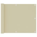 Paravan pentru balcon, crem, 75x300 cm, țesătură oxford GartenMobel Dekor