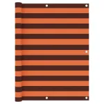 Prelată balcon portocaliu și maro 120x300 cm țesătură oxford GartenMobel Dekor