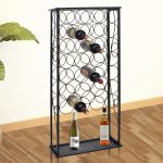 Suport sticle de vin pentru 28 de sticle, metal  GartenMobel Dekor