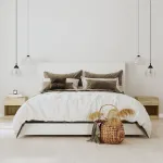 Noptieră cu sertar, 2 buc, culoare stejar GartenMobel Dekor