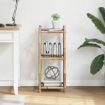 Raft cu 3 niveluri pătrate, bambus GartenMobel Dekor