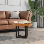 Măsuță de cafea, 60 cm, lemn de tec și rășină GartenMobel Dekor