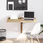 Masă de perete pliabilă, culoare stejar, 100 x 60 cm GartenMobel Dekor