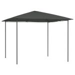 Pavilion, antracit, 3x3x2,6 m, 160 g/m² GartenMobel Dekor