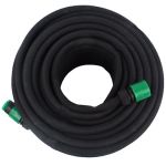 Furtun irigare prin picurare pentru gradina, cauciuc flexibil, 15 m, diametru 12,5 mm, negru Household NewTrend
