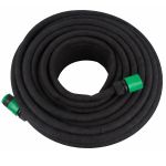 Furtun irigare prin picurare pentru gradina, cauciuc flexibil, 30 m, diametru 12,5 mm, negru Household NewTrend